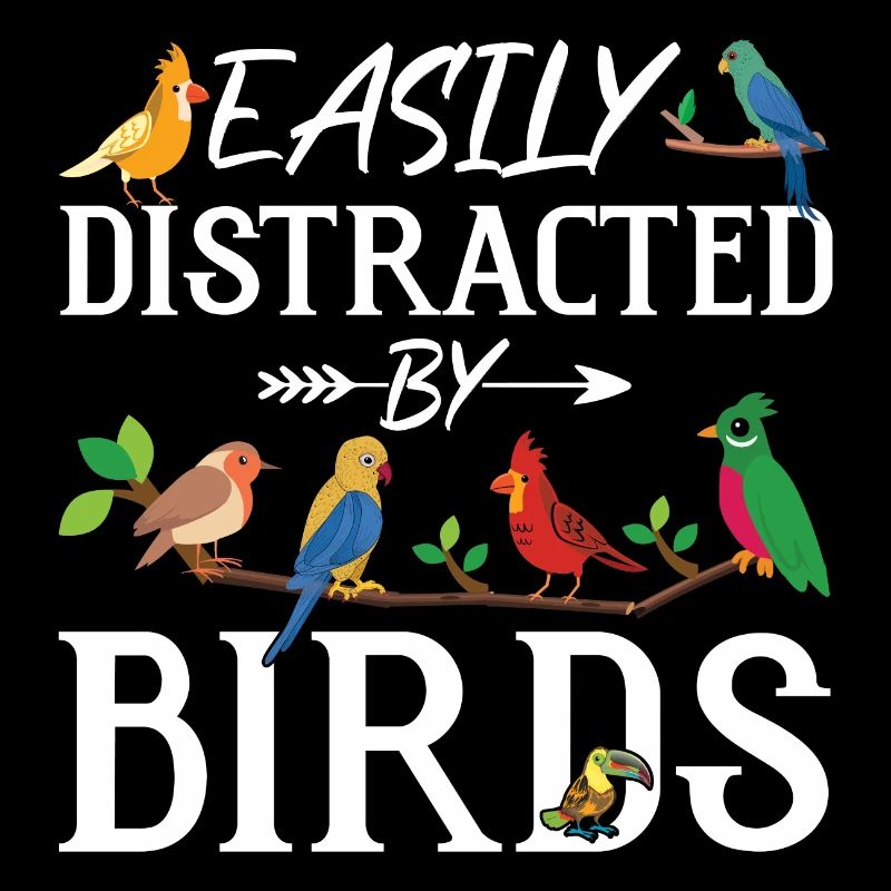 Facilement distrait par les oiseaux