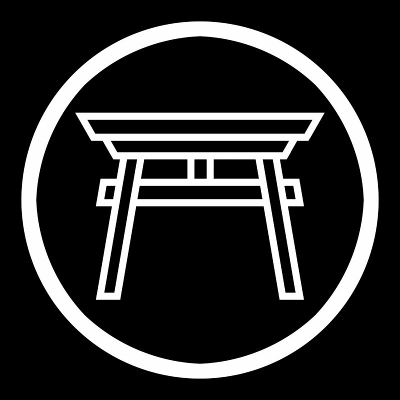 Couleur blanche torii