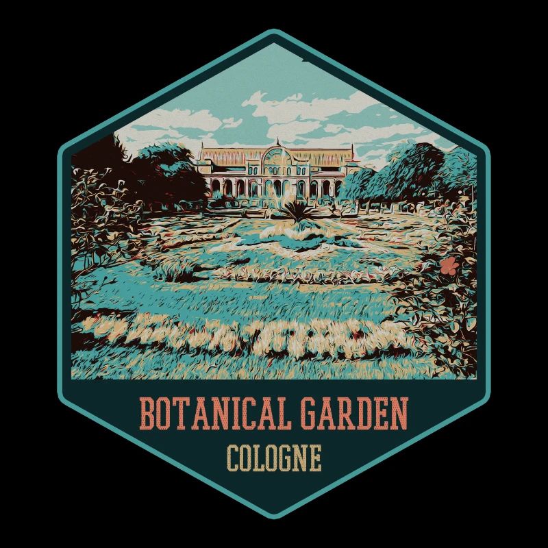 vue du jardin botanique de Cologne