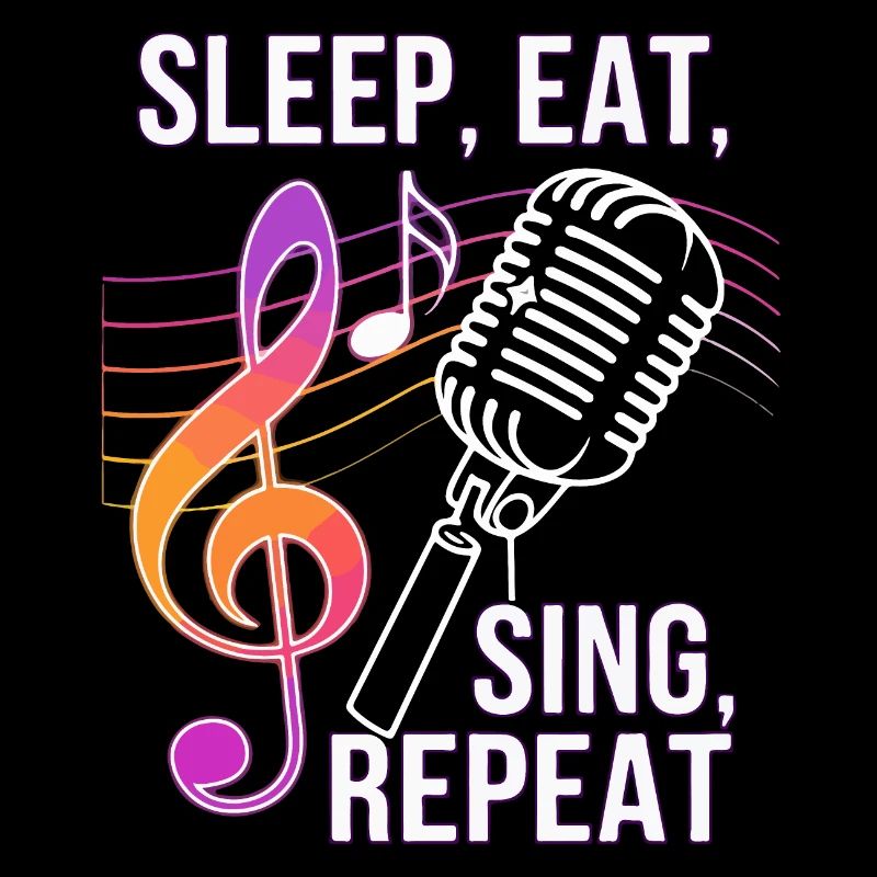 Dormir Manger Chanter Répéter