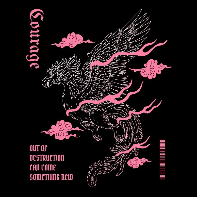 Courage – Phoenix Rebirth Design