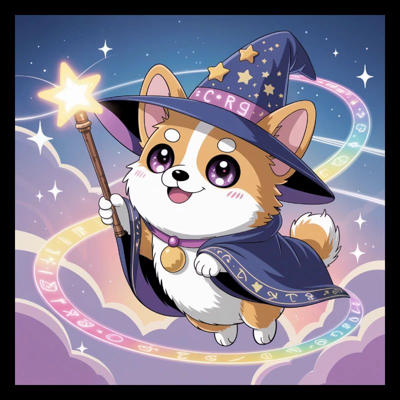 Mystischer Corgi