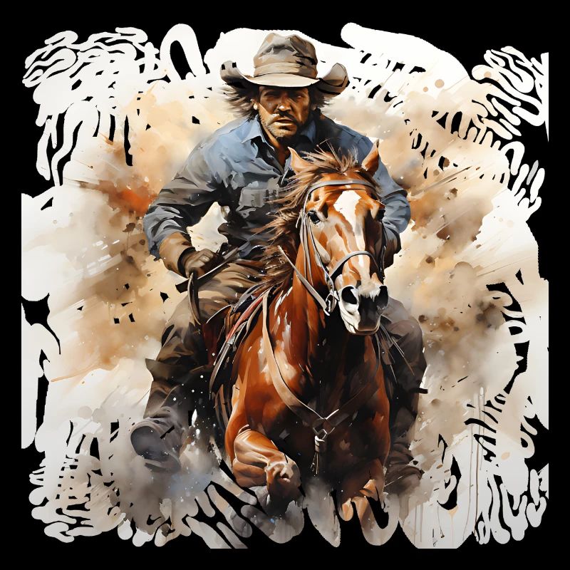 Wild West Rodeo Reiter