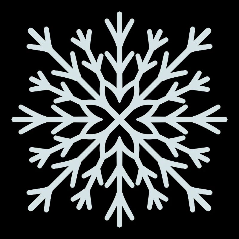 Frosted Snowflake Radiance
