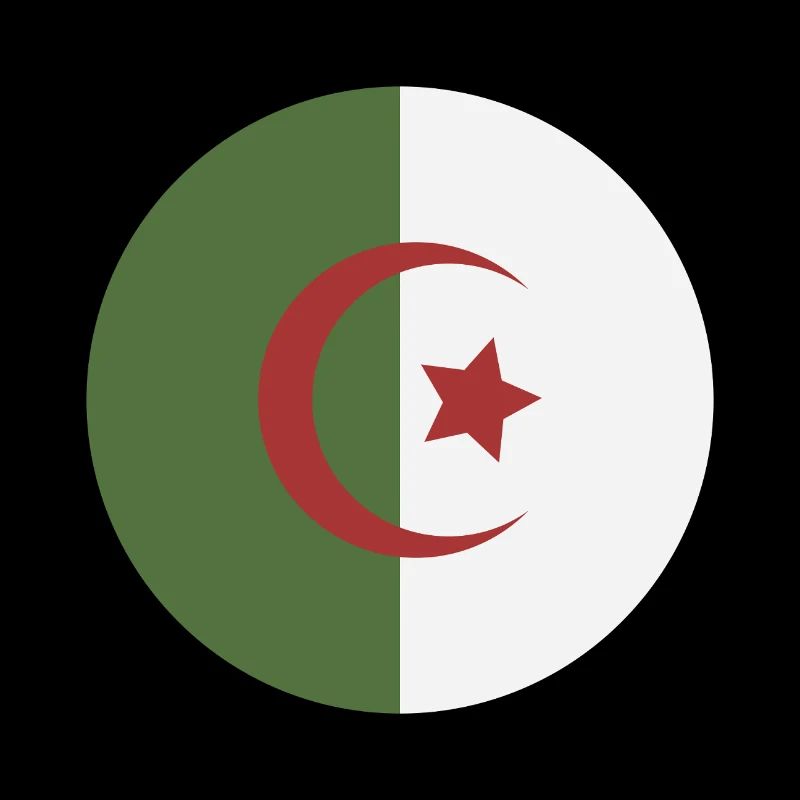 Algerien-Rundflagge