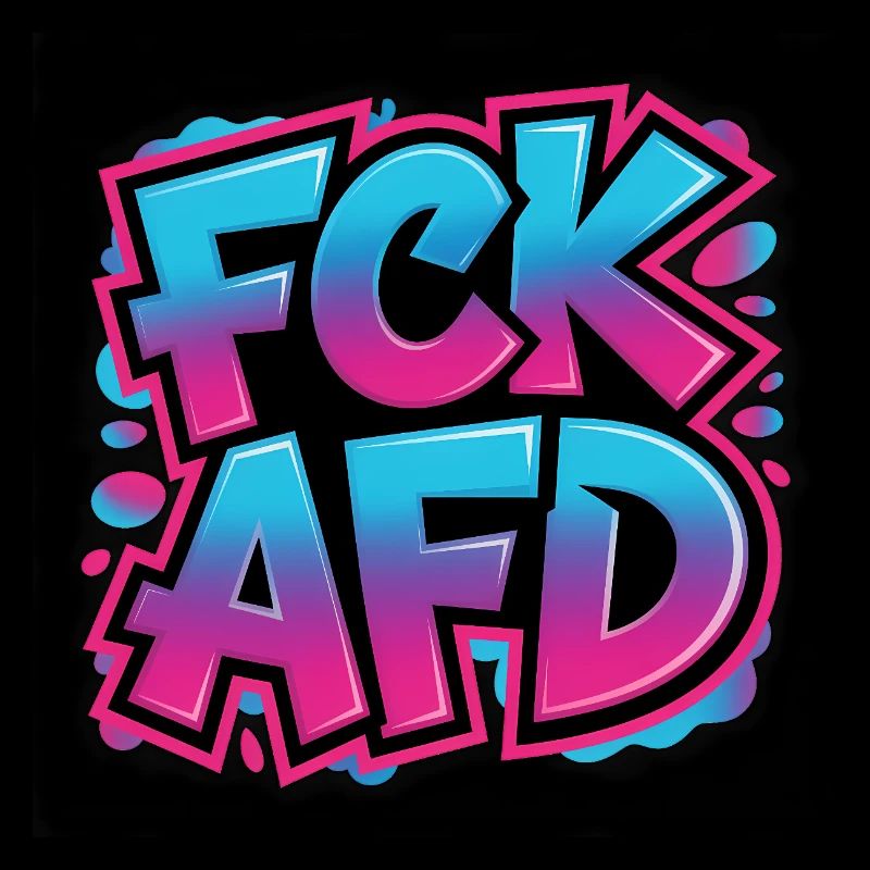 FCK AFD - T-shirt Antifa