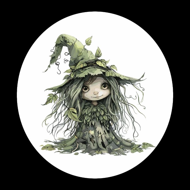 Forest fairy goblin in the leaf forest