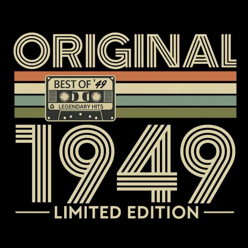 Original 1949 Édition Limitée Retro
