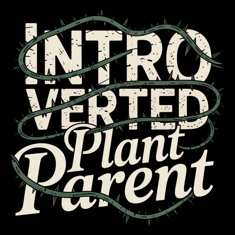 Parent de plante introverti