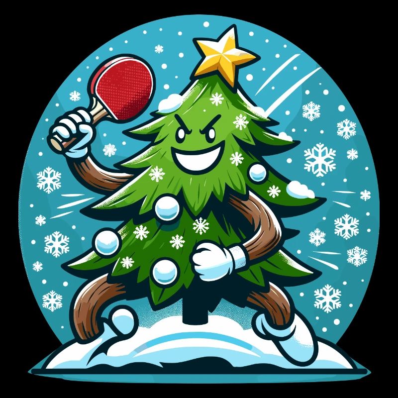 Table Tennis Christmas Tree Costume Christmas Tree