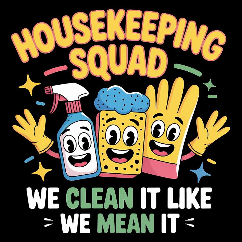 Funny Cleaning Design
