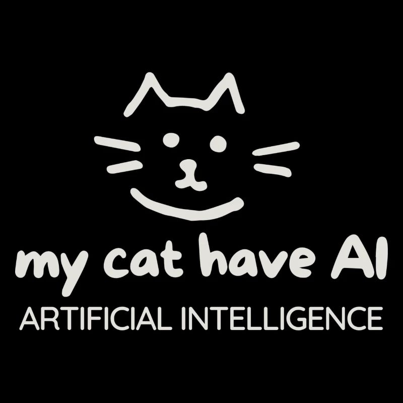 Motif d’intelligence artificielle de chat