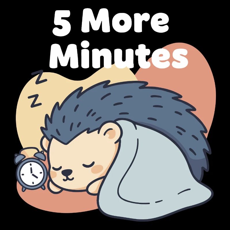 Encore 5 minutes à dormir hérisson