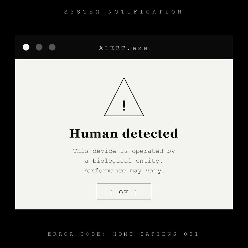 HUMAN DETECTED