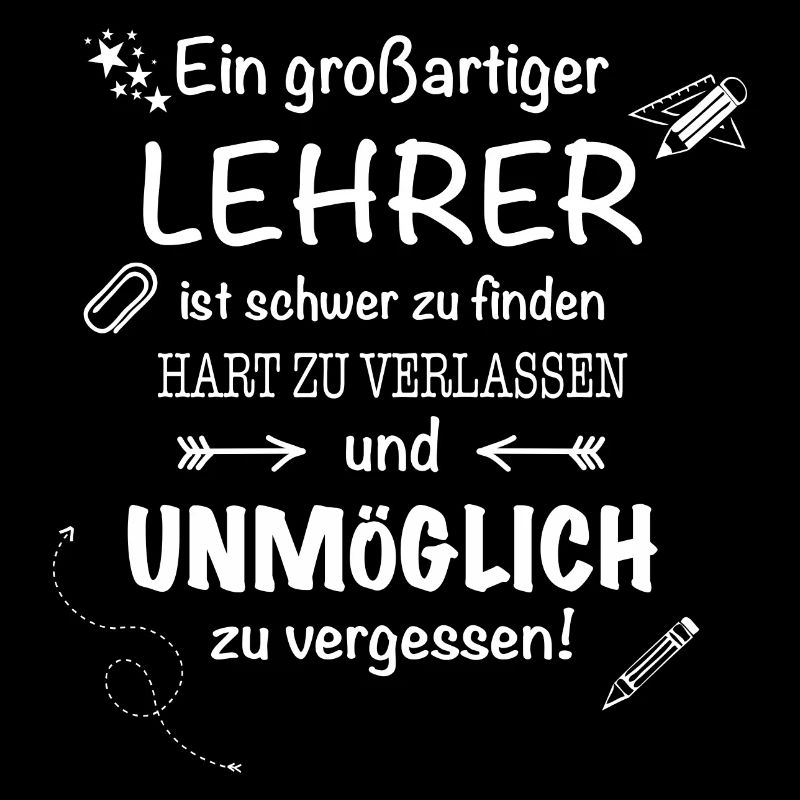 Ein großartiger Lehrer... weis