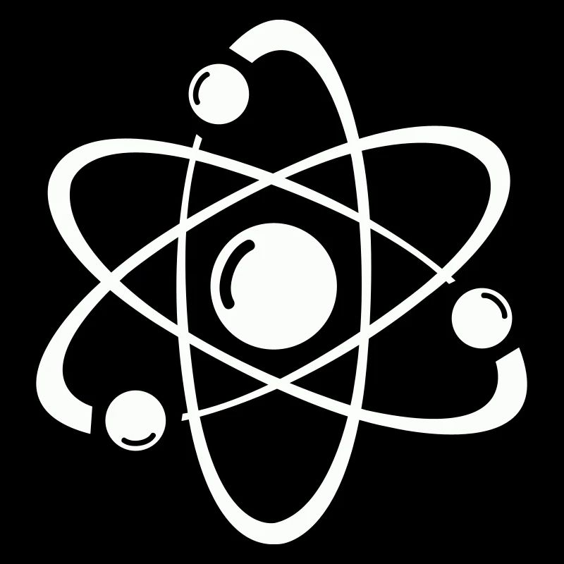 Atomic Model Line Art