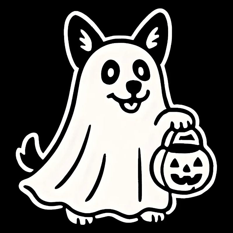 Halloween Ghost Dog
