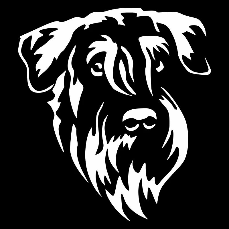 Tête de Schnauzer géant « Black Edition »