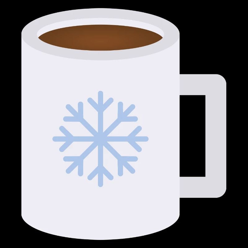 Schneeflocken-Frostbecher-Design