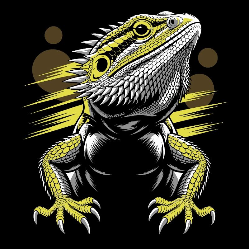 Dragon Head Bearded Dragon Lizard