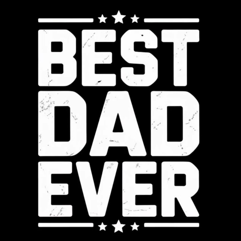 Best Dad Ever Groß Typo