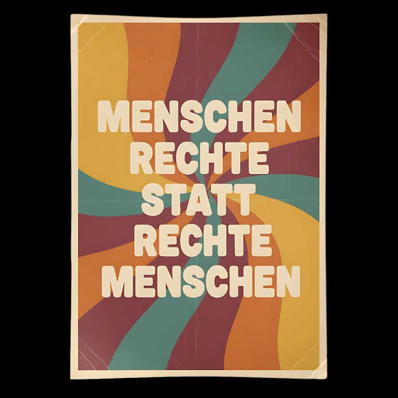 Human Rights Instead of Right People Retro