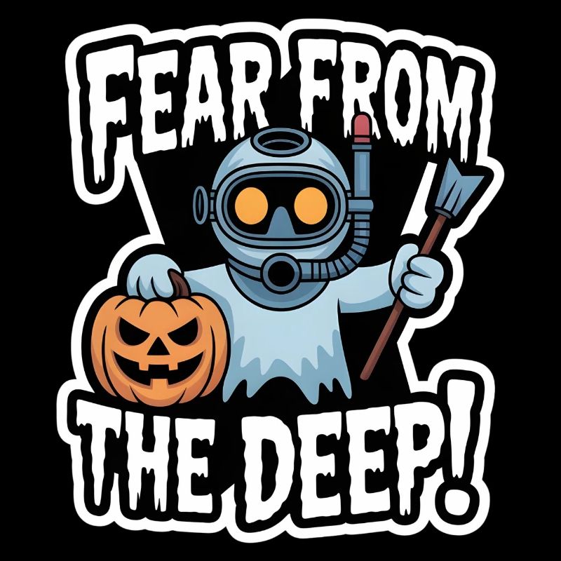 Diver Boo – Spooky Cute Halloween Ghost Speargun