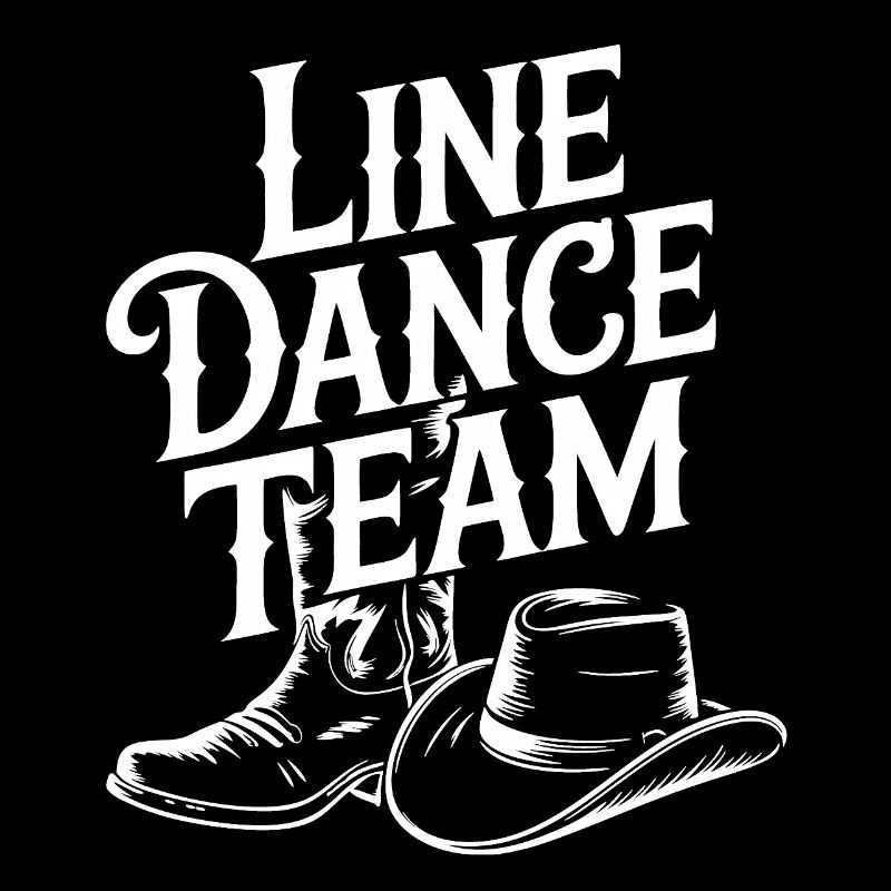 Chapeau de bottes de l’équipe de danse en ligne