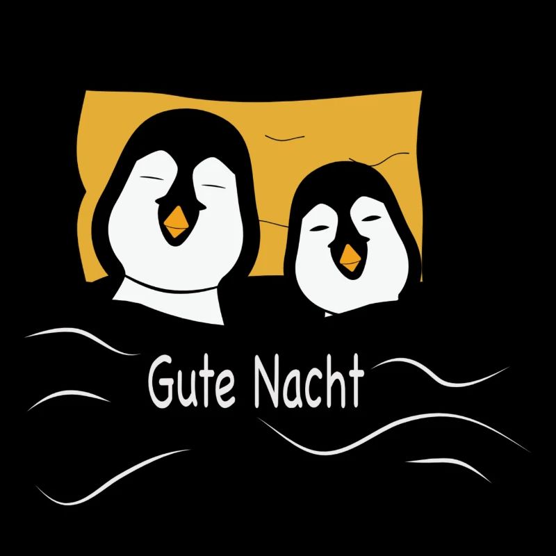 Müde Pinguine