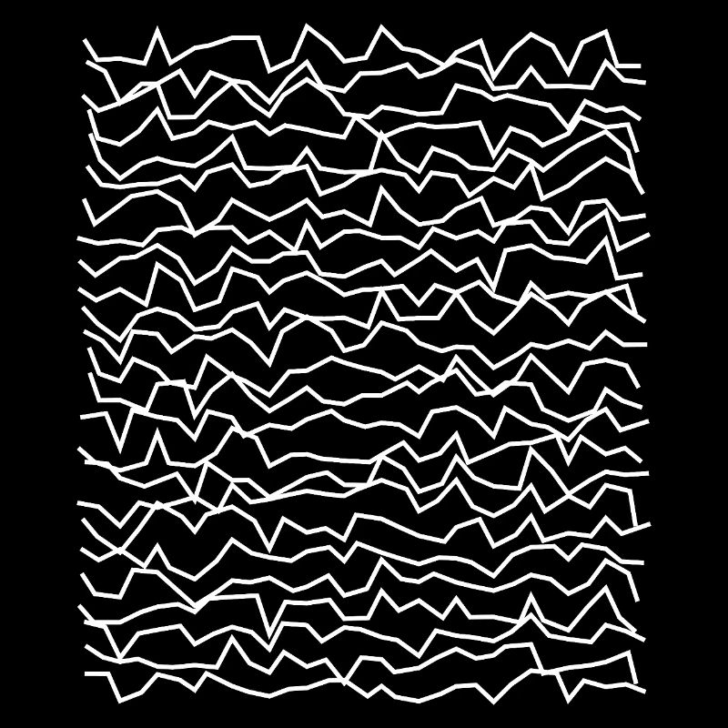 Zigzag Line Abstract Noise