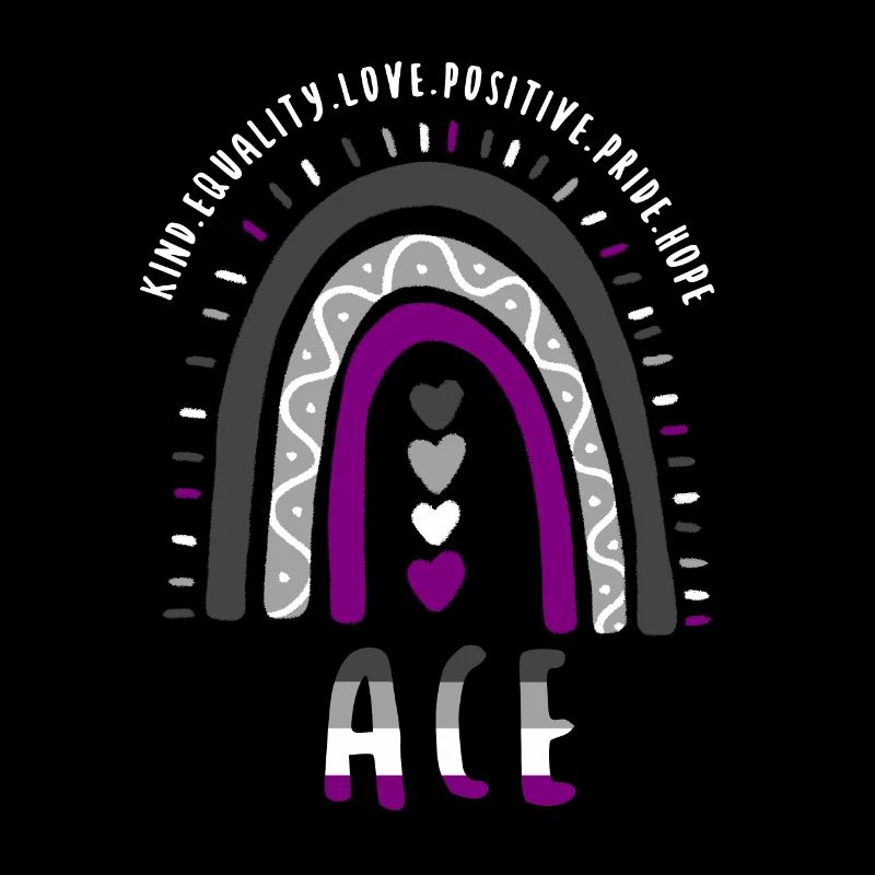 Ace Pride Boho Arc-en-ciel
