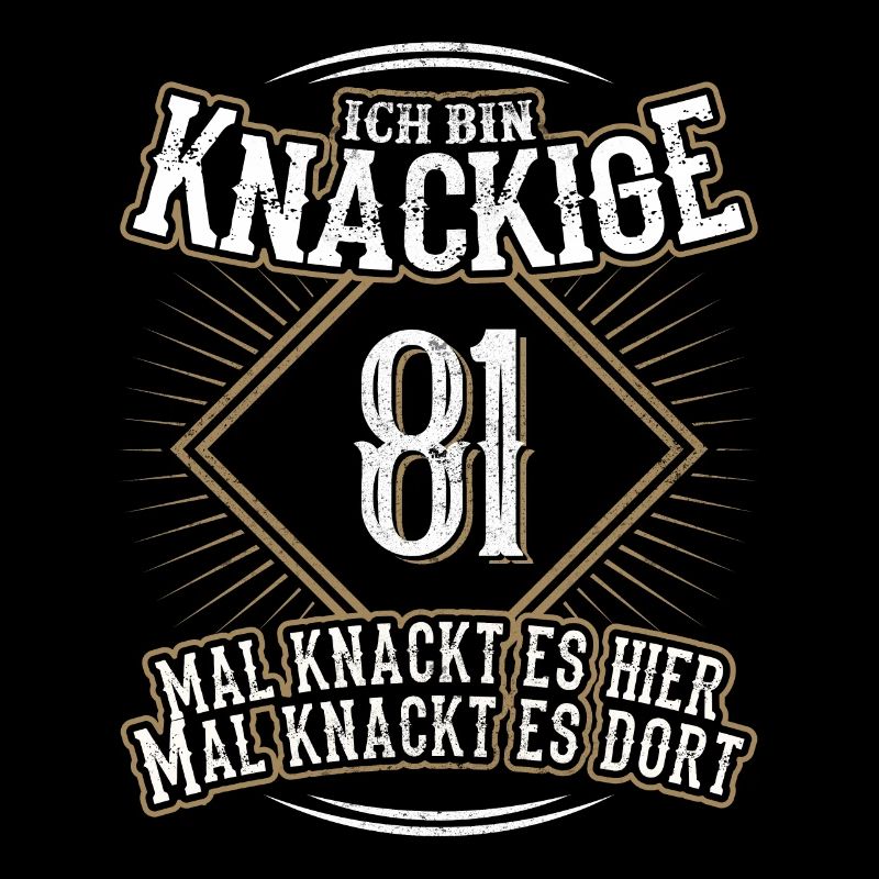 81. Geburtstag Lustig Geschenk