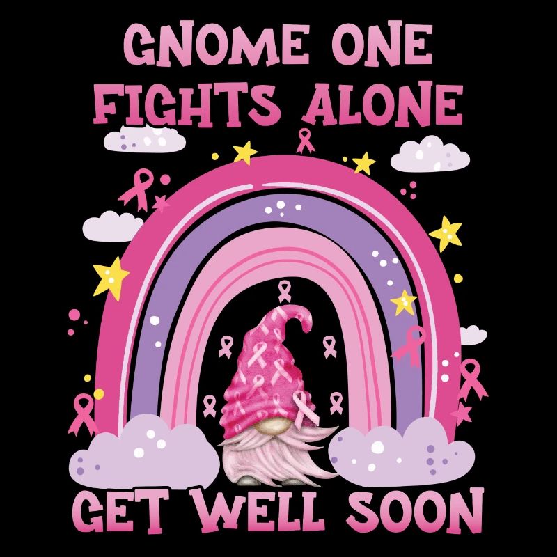 Gnome One Fights Alone Brustkrebs