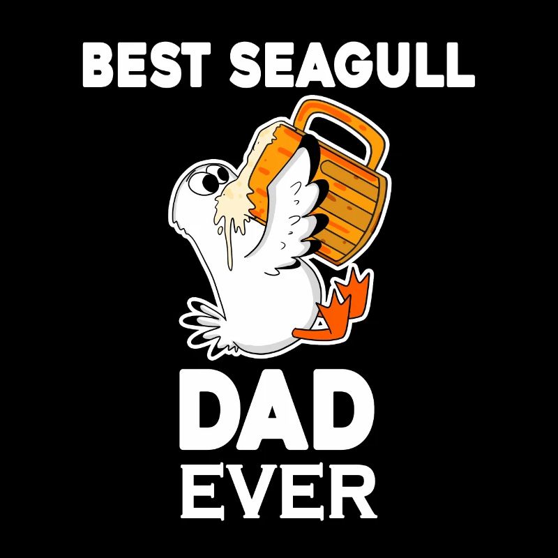 Daddy Daddy North Sea Best Seagull Dad