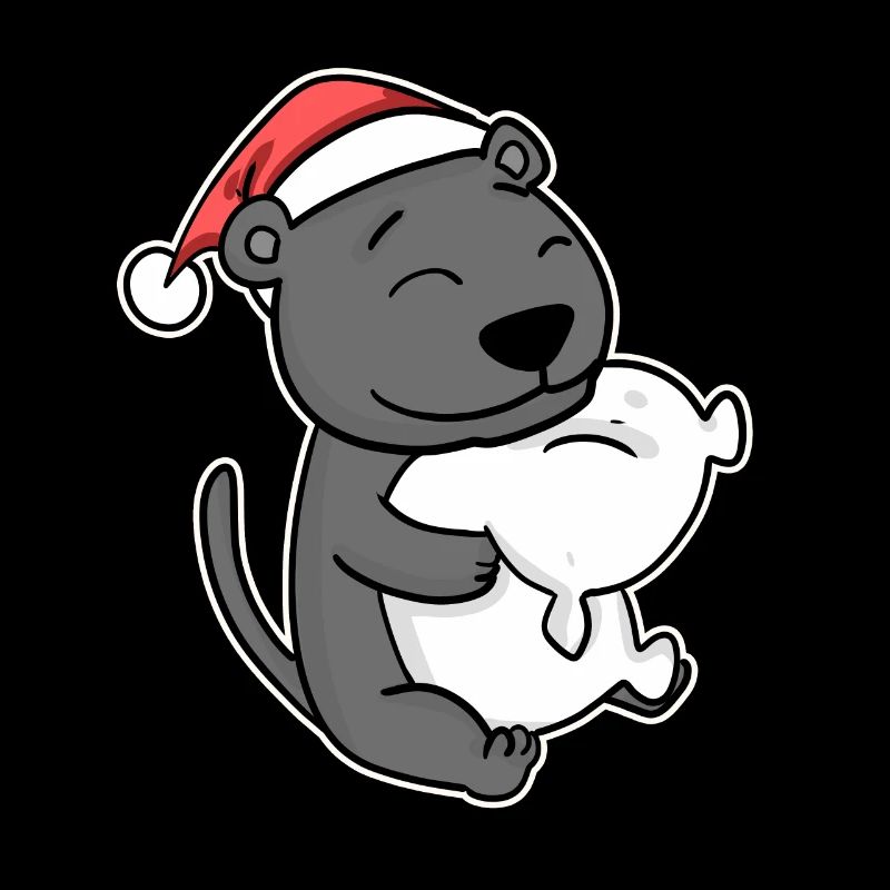 Schwarzer Panther Weihnachten Schlafen Schlaf