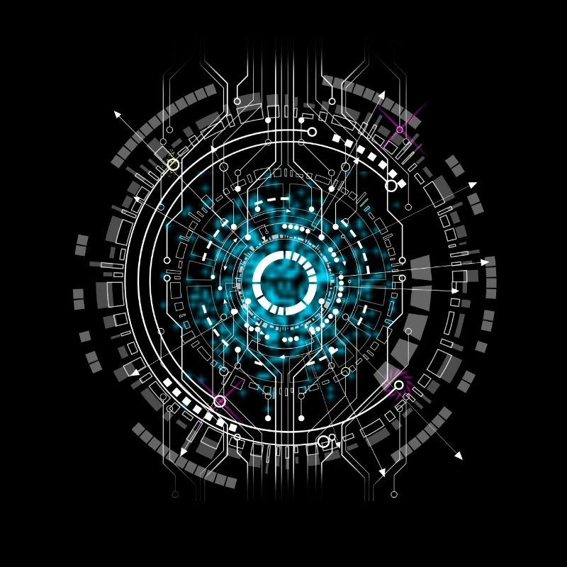 ordinateur Espace cpu pc Nerd Circuit imprimé Board Warp geek ai ki