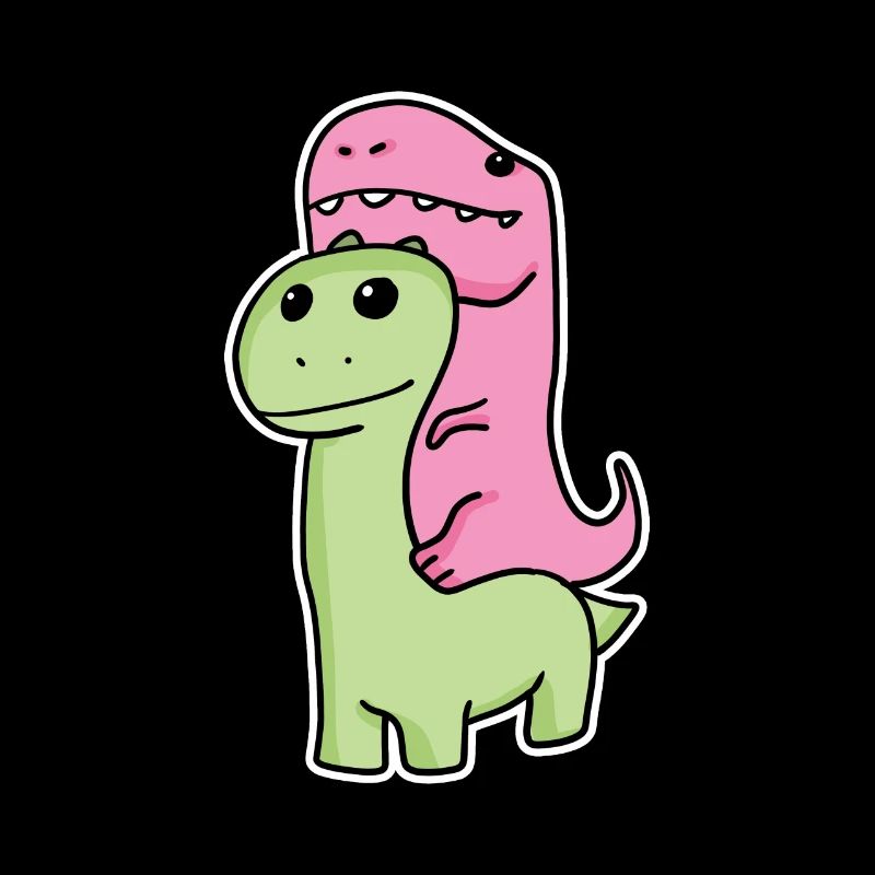 Zwei Dinosaurier