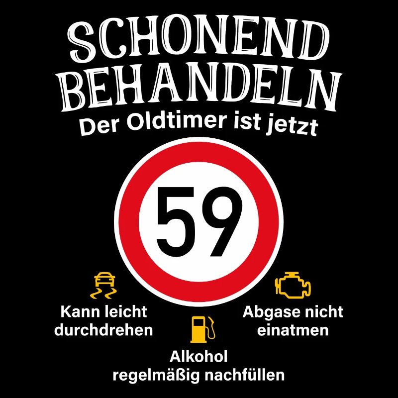 59. Geburtstag Schonend Behandeln Oldtimer Ist 59