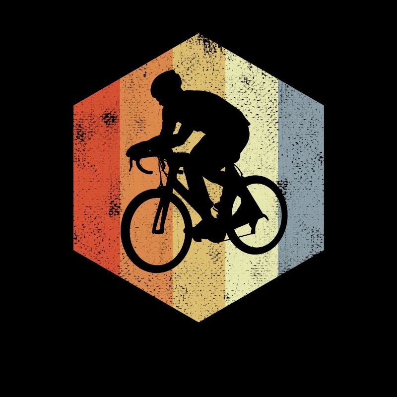 Lustiger Radfahrer
