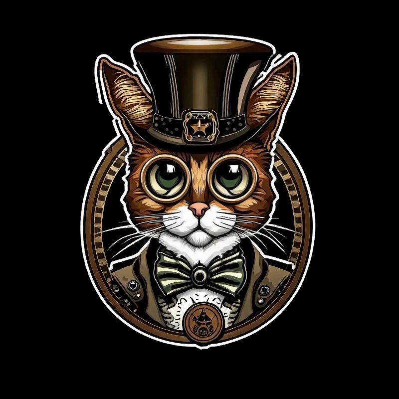 Steampunk Katze 02