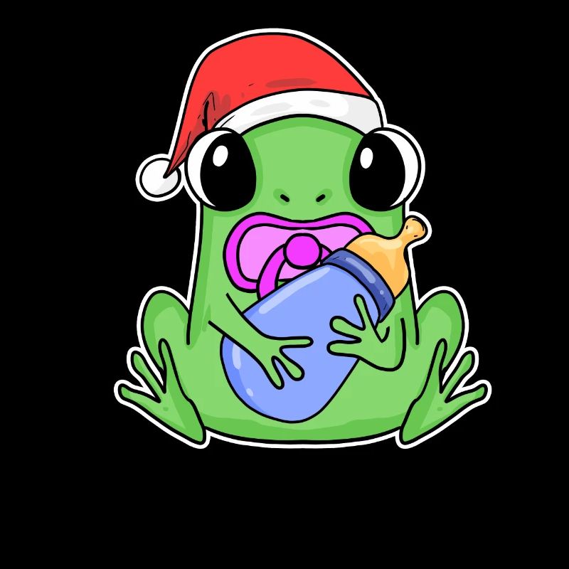 Grenouille bébé Noël