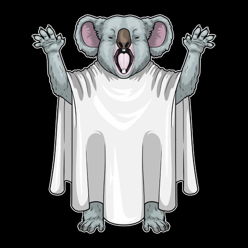 Koala Halloween Ghost
