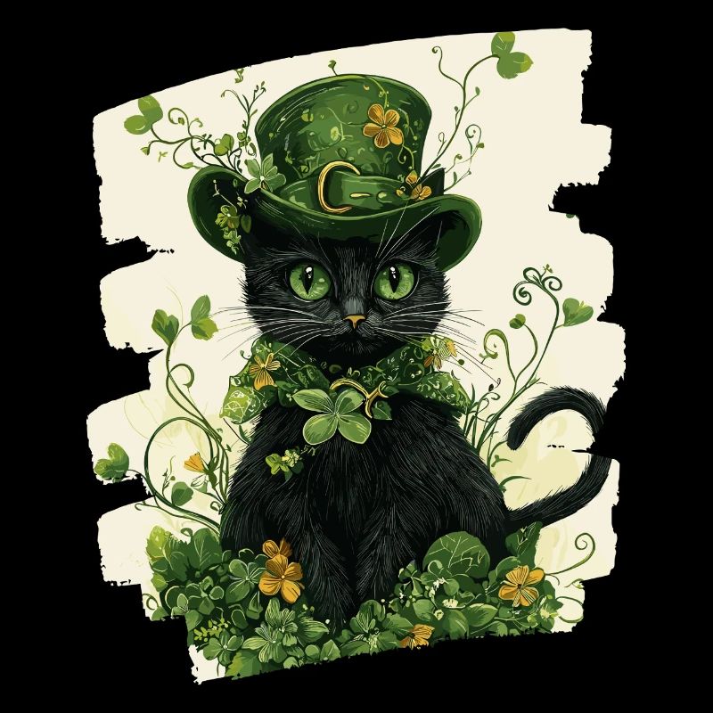 St Patricks day Katze