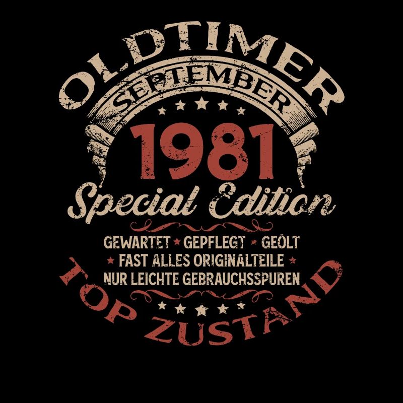 44. Geburtstag Geschenk Oldtimer September 1981