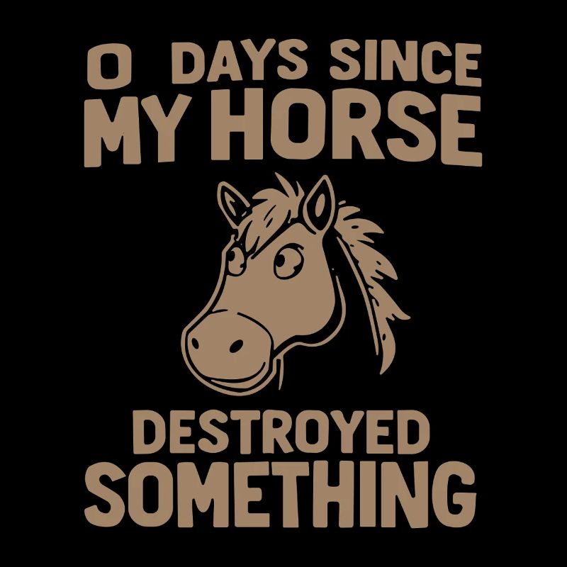 0 Days Since My Horse Destroyed Something Fun
