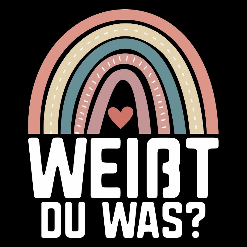 Große Schwester Verkündung Ankündigung Regenbogen