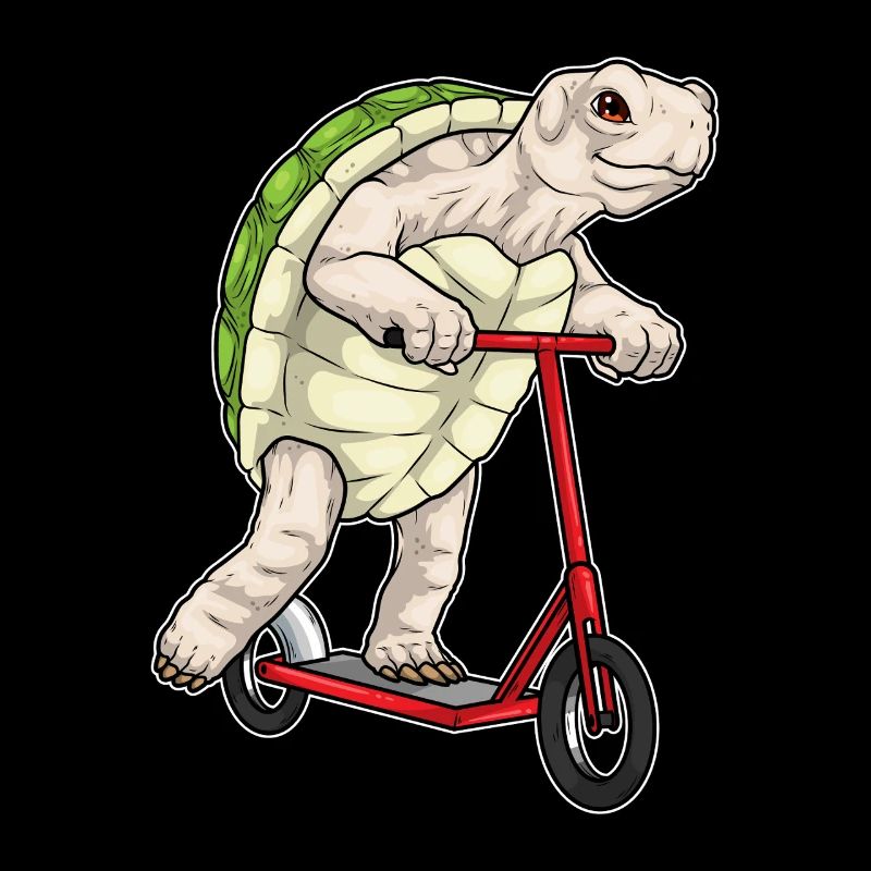 Schildkröte Tretroller