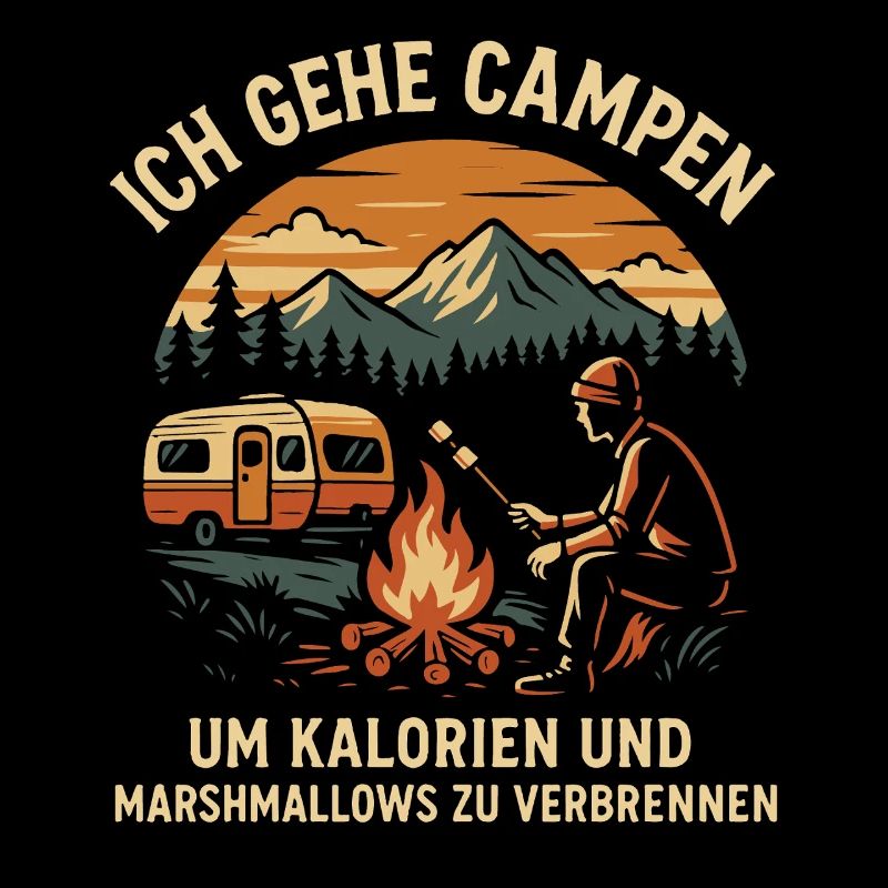 I Go Camping Calories And Marshmallows
