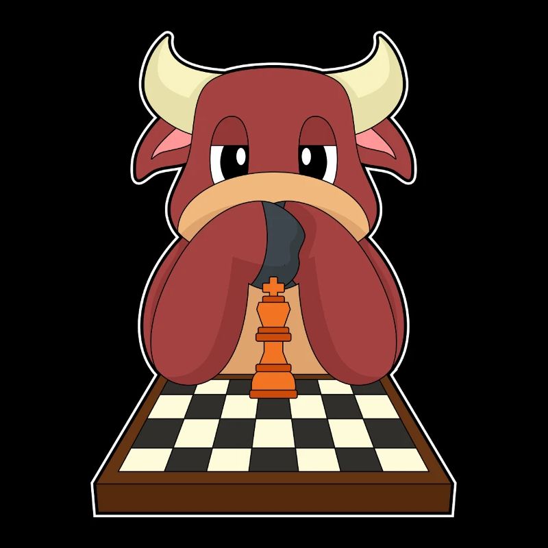 Stier Schachbrett Schach Brettspiel