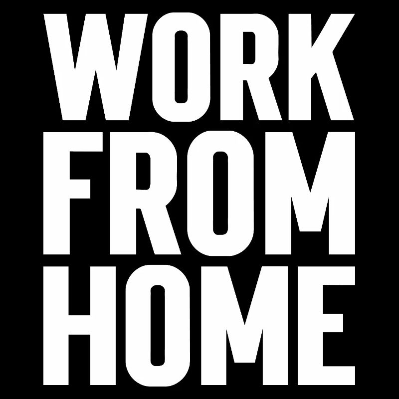 Work from home motivating tee